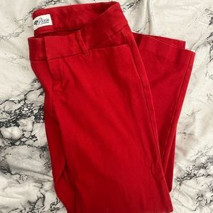 Old Navy Red Pixie Pants